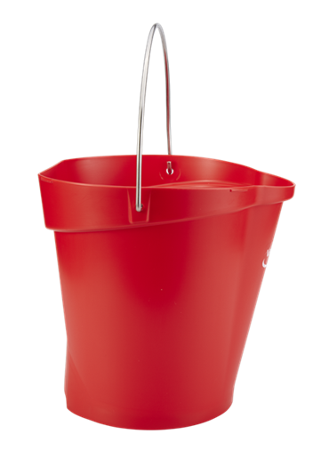 VIKAN 12 LITRE BUCKET - RED